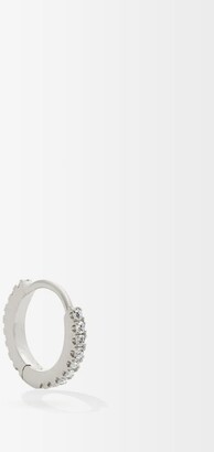 Maria Tash Eternity Diamond & 18kt White Gold Single Earring