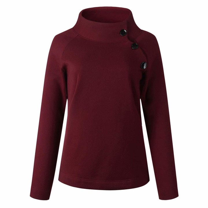 wine coloured jumper womens