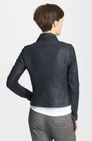 Thumbnail for your product : Vince 'Paper' Leather Scuba Jacket