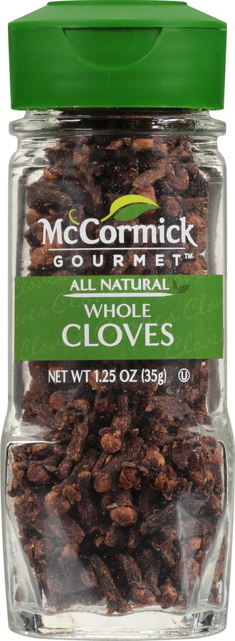 McCormick Gourmet Kosher All Natural Whole Cloves, 1.25 oz Bottle