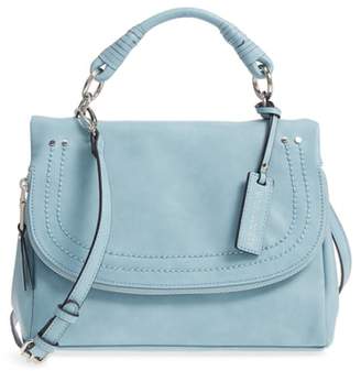 Sole Society Top Handle Faux Leather Crossbody Bag