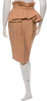 Thumbnail for your product : Bottega Veneta Belted Knee-Length Skirt w/ Tags