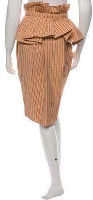 Bottega Veneta Belted Knee-Length Skirt w/ Tags