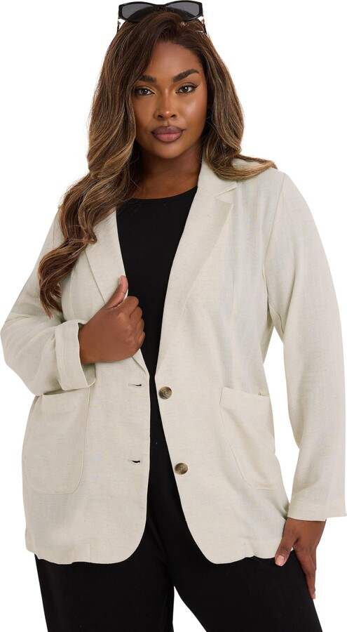 Plus Size Blazer Cape Boohoo Black Blazer Dress Gold Buttons Clearance