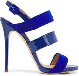 Thumbnail for your product : Giuseppe Zanotti Alien 115 Patent-leather And Suede Sandals