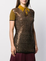 Thumbnail for your product : Jean Paul Gaultier Pre Owned 1990 Sequin Polo Shirt