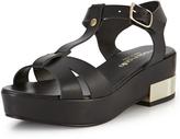 Thumbnail for your product : Moda In Pelle Quetta T-bar Flatform Sandals