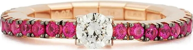 Roberto Demeglio 18K rose gold diamond ring