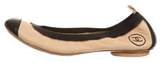 Thumbnail for your product : Chanel CC Leather Ballet Flats Tan CC Leather Ballet Flats
