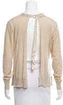 Thumbnail for your product : Calvin Klein Collection Silk-Cashmere Open Back Sweater w/ Tags