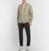 Thumbnail for your product : NN07 Striped Linen-Gauze Shirt