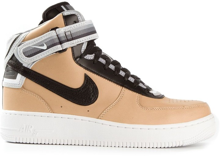 Nike x Riccardo Tisci Air Force 1 Mid SP "Tan" sneakers - ShopStyle