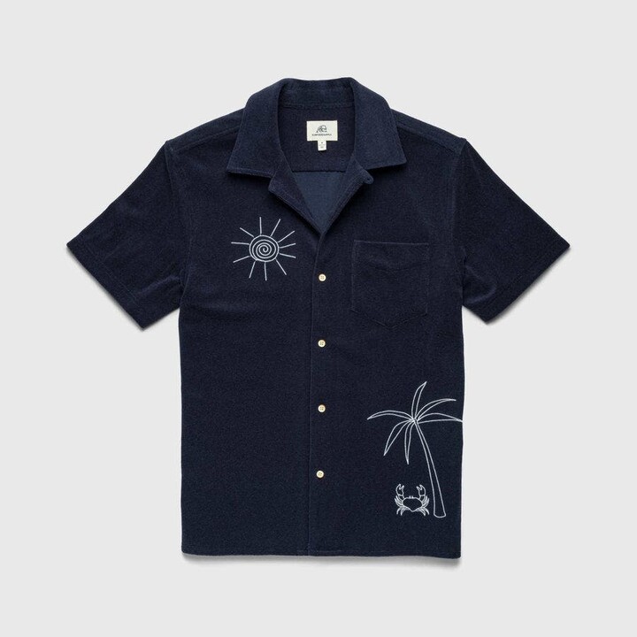 Surfside Supply Co. Mariner Terry Camp Collar Shirt