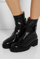 Thumbnail for your product : Maison Martin Margiela 7812 MM6 Maison Martin Margiela Glossed leather ankle boots