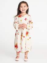 Thumbnail for your product : Old Navy Balloon-Sleeve Dress for Toddler Girls