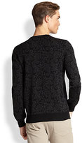 Thumbnail for your product : Saks Fifth Avenue Paisley Jacquard Crewneck Sweater