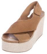 Thumbnail for your product : Pedro Garcia Suede Wedge Sandals