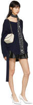Thumbnail for your product : Stella McCartney Black Gathered Faux-Leather Shorts