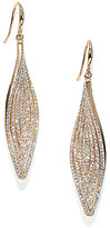 Thumbnail for your product : Adriana Orsini Pave Crystal Marquis Twist Earrings/Goldtone