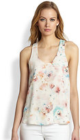 Thumbnail for your product : Rebecca Taylor Poppy Blossom Silk Top
