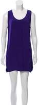 Thumbnail for your product : Alexander Wang Silk Sleeveless Top Purple Silk Sleeveless Top