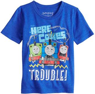 Thomas & Friends Toddler Boy Jumping Beans Here Comes Trouble" Percy, Thomas & James Graphic Tee