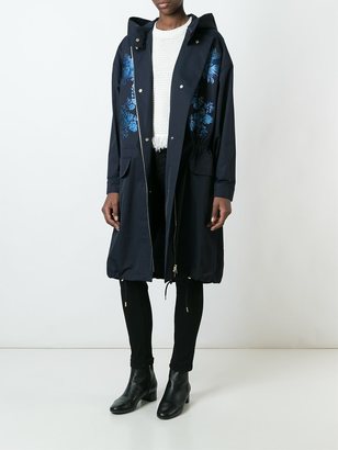 Stella McCartney embroidered floral technical jacket