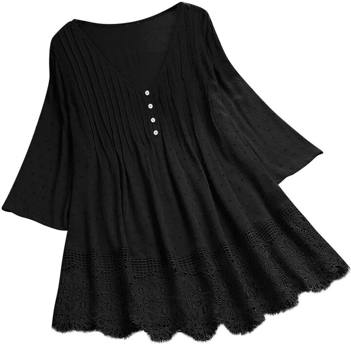 black ruffle blouse uk