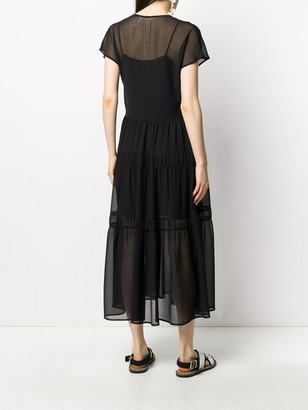 See by Chloe Layered Style Tiered Dress