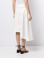 Thumbnail for your product : Eudon Choi Asymmetric-Hem Belted-Waist Skirt
