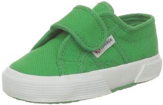 Superga Unisex Kids' 2750-bstrap Low-Top Sneakers, (Island Green), 4