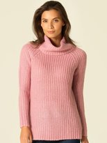 Thumbnail for your product : M&Co Ribbed cowl neck jumper