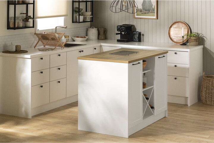 South Shore Brand, Toscano Farmhouse Kitchen Island