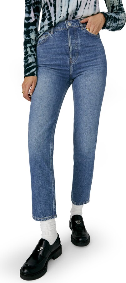 Reformation Cynthia High Waist Relaxed Jeans