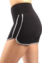 Thumbnail for your product : Neonysweets Womens Yoga Shorts Fitness GYM Workout Short Pants Black Blue M