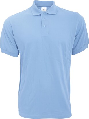 BC B&C B&C Safran Mens Polo Shirt / Mens Short Sleeve Polo Shirts (Sky  Blue) - ShopStyle