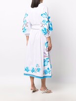 Thumbnail for your product : Yuliya Magdych Floral-Print Flared Dress