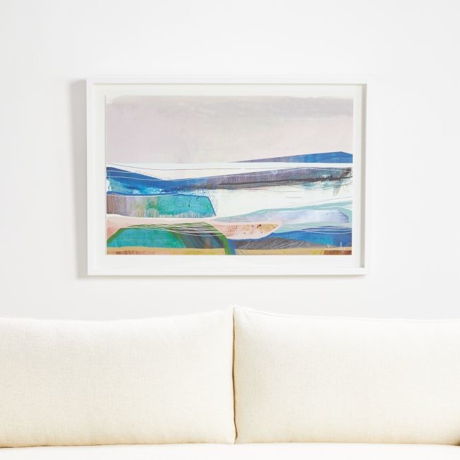 Crate & Barrel Pink Bay Print