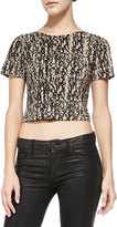 Thumbnail for your product : Theory Cash Cotton Cropped Top