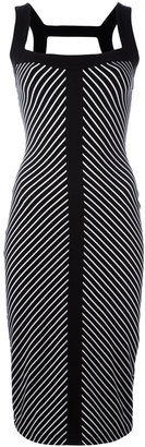 Plein Sud Jeanius striped dress - women - Polyamide/Viscose/Spandex/Elastane - 42
