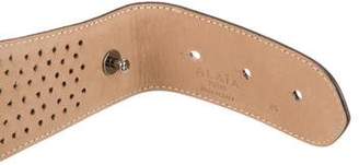 Alaia Perforated Leather Belt w/ Tags