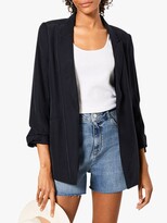 Thumbnail for your product : Mint Velvet Ruched Sleeve Blazer, Navy