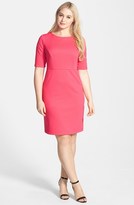 Thumbnail for your product : Donna Ricco Ottoman Sheath Dress (Plus Size)
