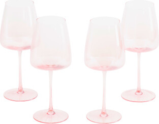 TJMAXX Set Of 4 Ombre Luster Wine Glasses