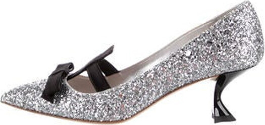 Miu Miu Bow Accents Pumps - ShopStyle