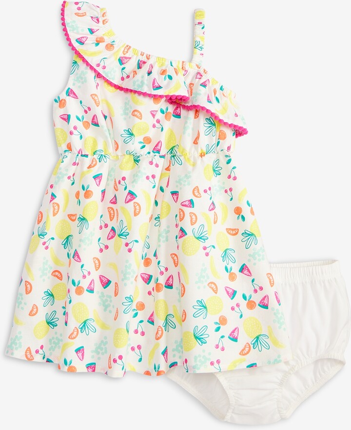 First Impressions Baby Girls Fruit Toss Printed Dress Bloomer,