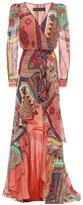 Thumbnail for your product : Etro Printed cotton-blend dress