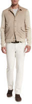 Thumbnail for your product : Loro Piana Five-Pocket Slim-Fit Pants, Dusty White