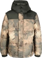 Thumbnail for your product : Armani Exchange Camouflage-Print Hooded Puffer Jacket