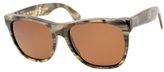Thumbnail for your product : Super 2GJ Classic Acqua Santa Brown Marble Plastic Rectangle Sunglasses Brown Ziess Lens